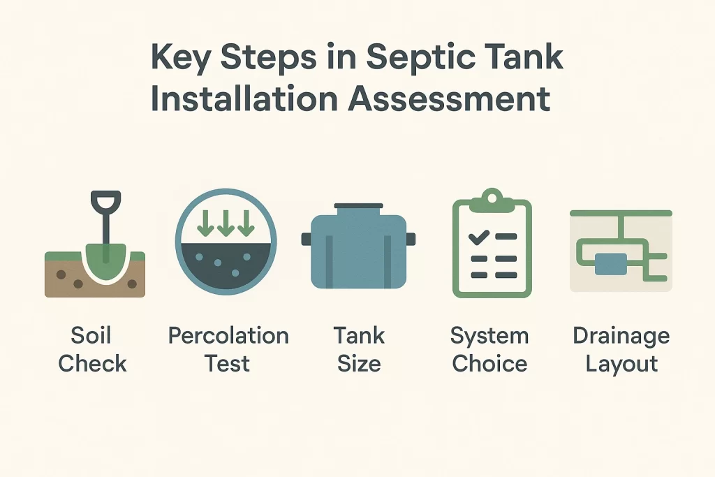 Key Steps in Septic Tank Installation Assessment