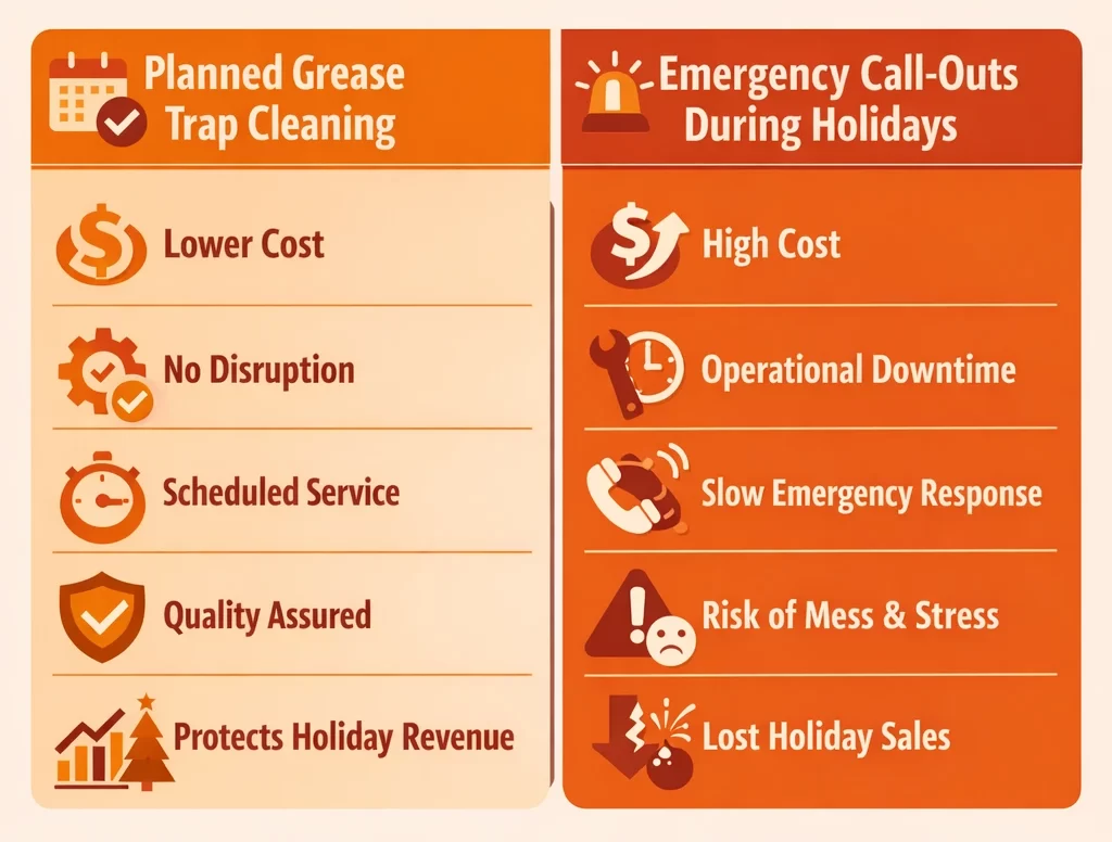 Emergency Call-Outs Cost More During Christmas & New Year