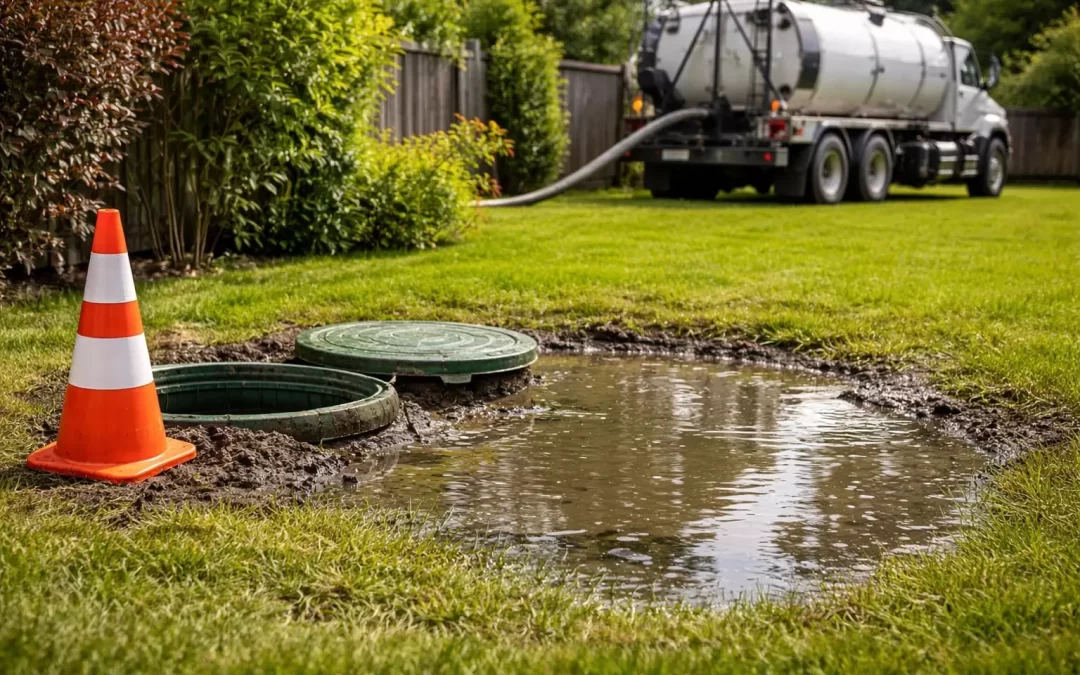 Septic Tank Overflowing in Your Yard? What To Do