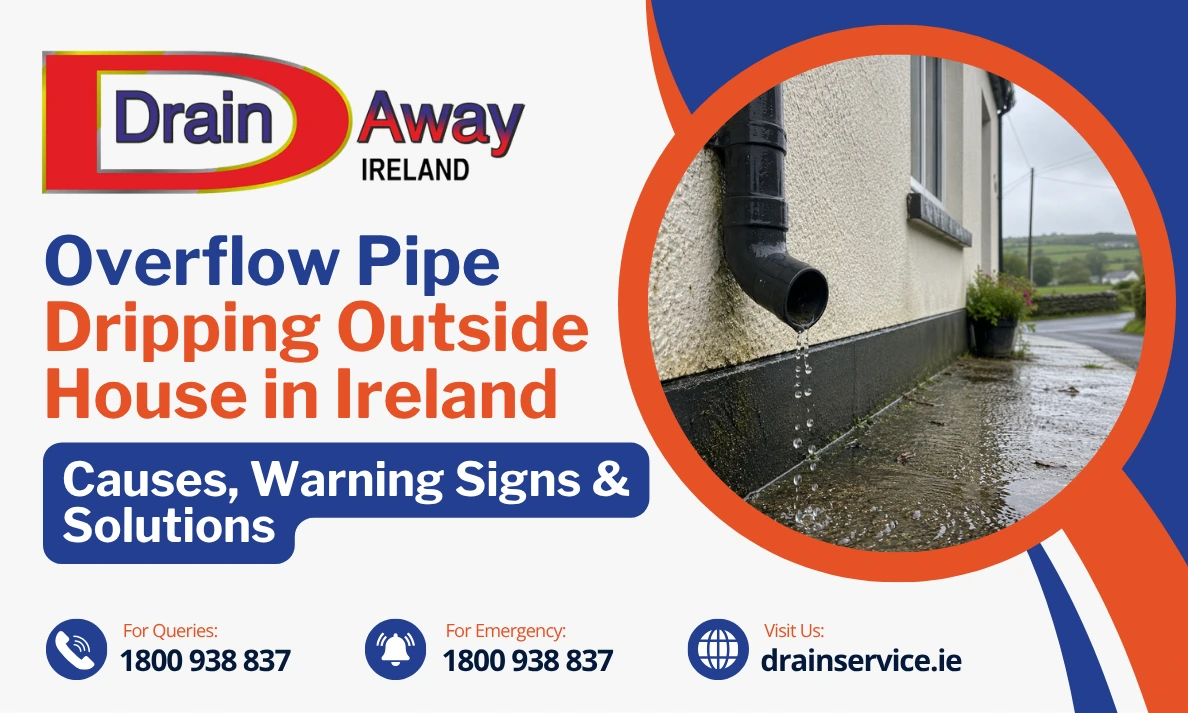 overflow pipe dripping outside house in ireland overflow pipe dripping outside house in ireland